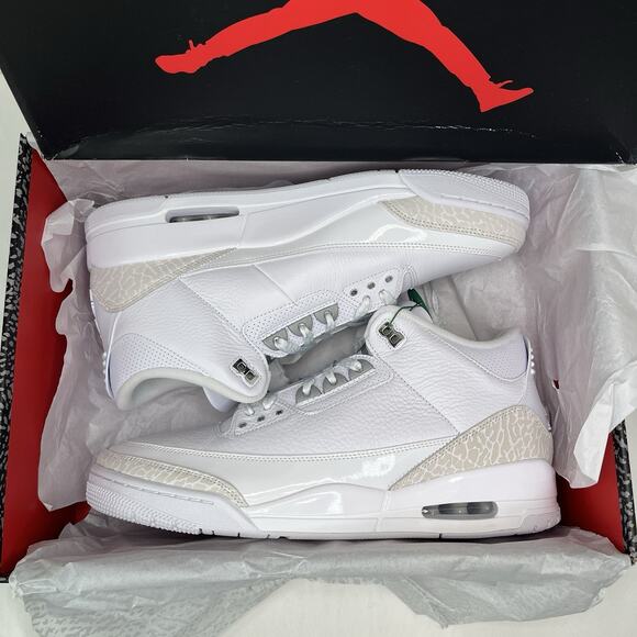 Jordan 3 Retro Pure Money 2025 Sneakers Size 13 Mens New in Box Style CT8532-111 main image 4